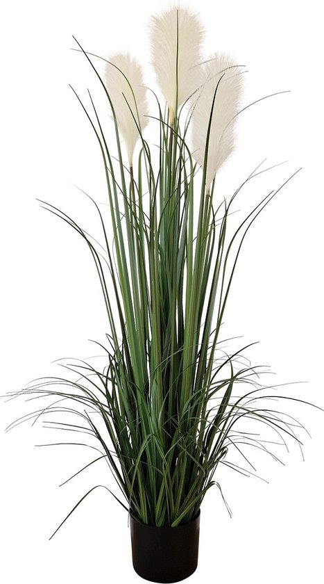 Kunst Pluimgras | 120cm - Namaak pluimgras - Kunstplanten voor binnen - Kunstplant pluimgras