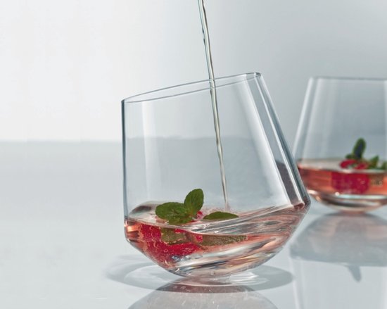 SCHOTT ZWIESEL Hurricane Glass Bar Special (Set Of 4), Volume Cocktail Glasses For Creative Mixed Drinks, Dishwasher Safe Tritan Crystal Glasses, Made In Germany (Item No. 123628 - 8