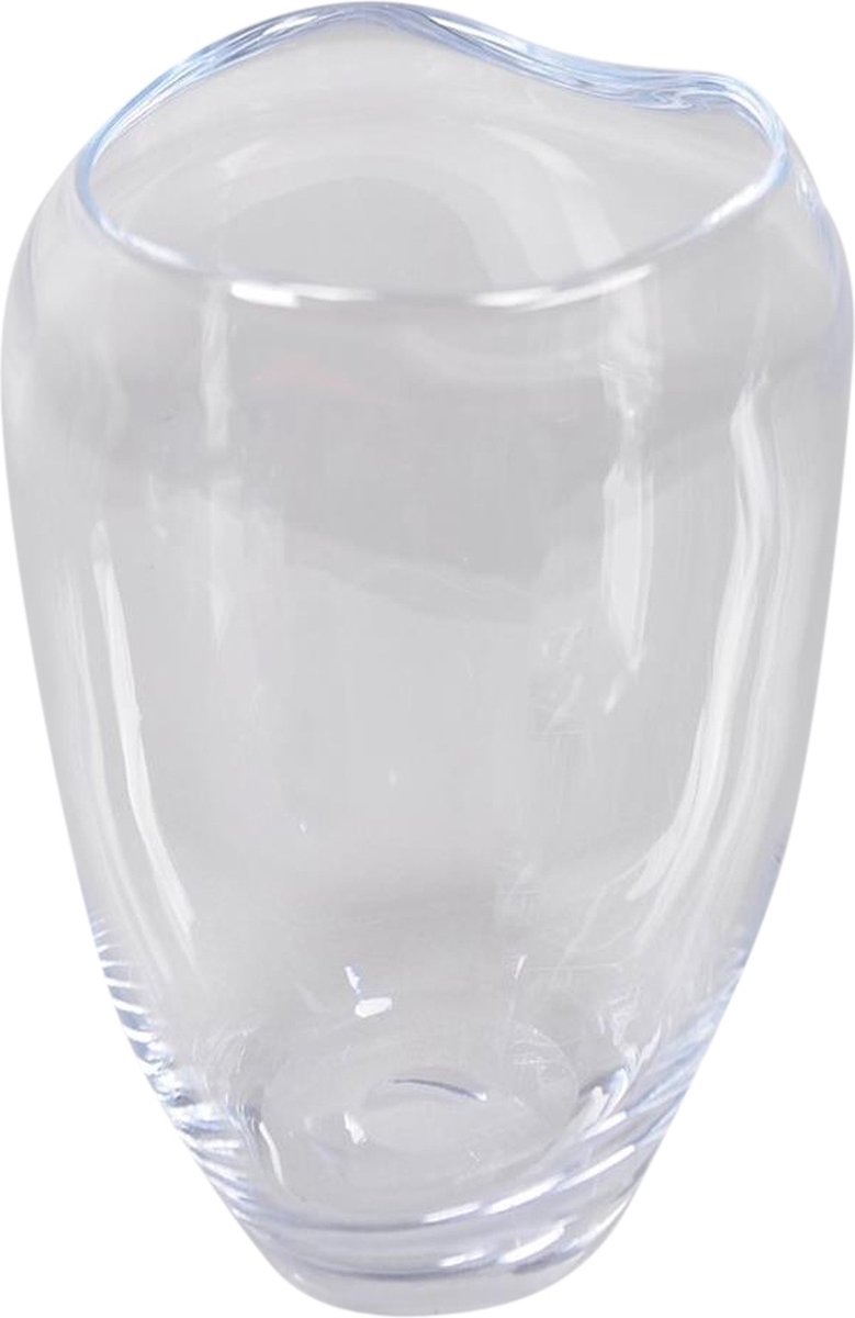 Rasteli Vaas - glas - transparant - D19 x H28 cm - Opening 13,5 cm