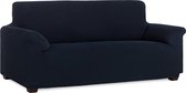Bankhoes Milan Marineblauw - Bi-stretch - Geschikt voor 180-230cm breed - Beste kwaliteit bankhoezen - Anti-statisch - Ademend katoen