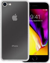 Hoesje Geschikt voor iPhone 7 Hoesje Siliconen Cover Case - Hoes Geschikt voor iPhone 7 Hoes Back Case - Transparant