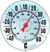 MAXIMEX Buitenthermometer, montage zonder boren, Ø 18 cm