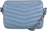 Cowboysbag Kleine Crossbodytas / Schoudertas Dames - Leer - Quilty Pleasure - Blauw