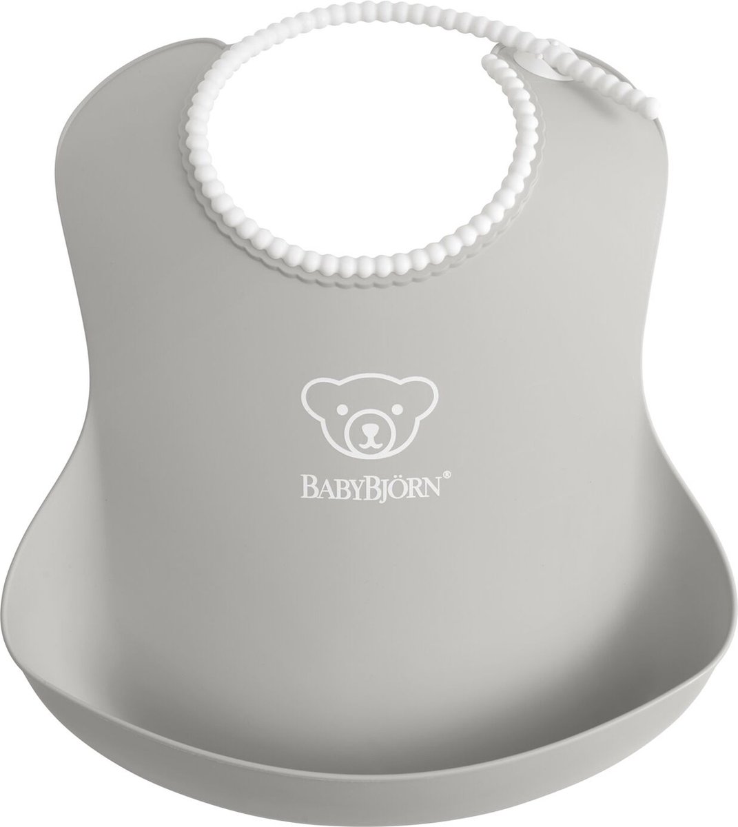 Goedkoopste BabyBjörn Slabbetje - Grijs