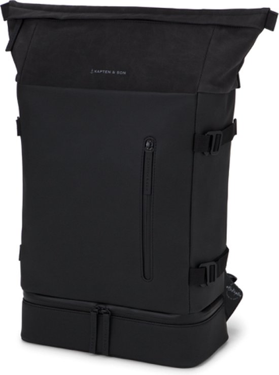 Kapten & Son Helsinki rugzak 17.3 inch all black