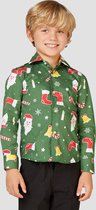 OppoSuits Santaboss - Kerst Overhemd - Kerst - Maat: 6 jaar
