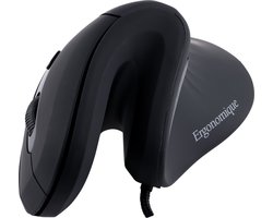 Ergonomique - ErgoMouse Cobra - Computermuis - Verticale Muis - USB - Ergonomische muis - Rechtshandig - Zwart