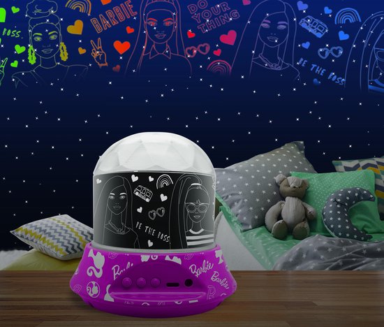 Barbie Nightlight Projector met spreker van Merkloos — afbeelding 4