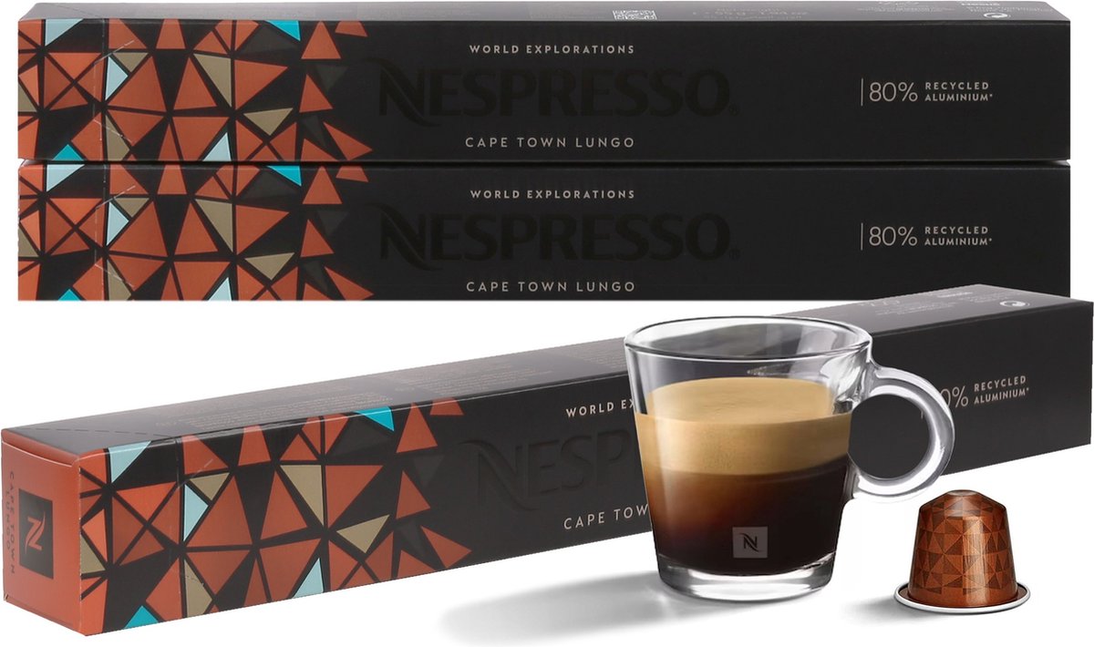 Cape Town Lungo Smaak Koffiecapsules NESPRESSO