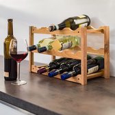 wijnrek / flessen display houder, Vrijstaande - wijnrek muur /12