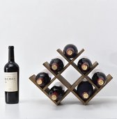 wijnrek / flessen display houder, Vrijstaande - wijnrek muur / 8