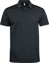 Polo Clique Basic Active 028254 - Zwart - M