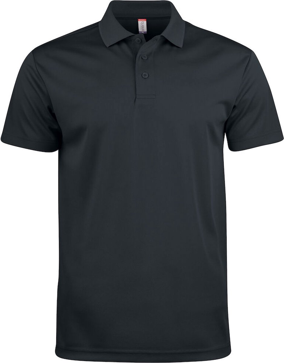 Clique Basic Active Polo 028254 - Zwart - M