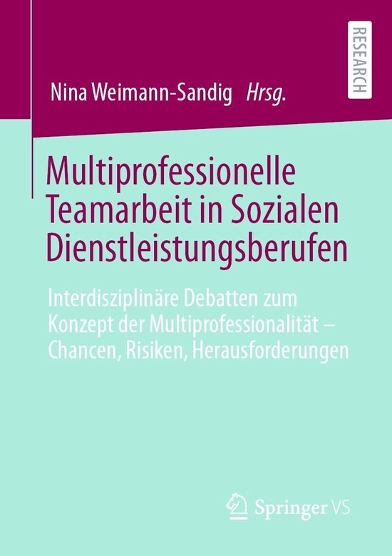 Education and Social Work (German Language) - Multiprofessio ... - cover