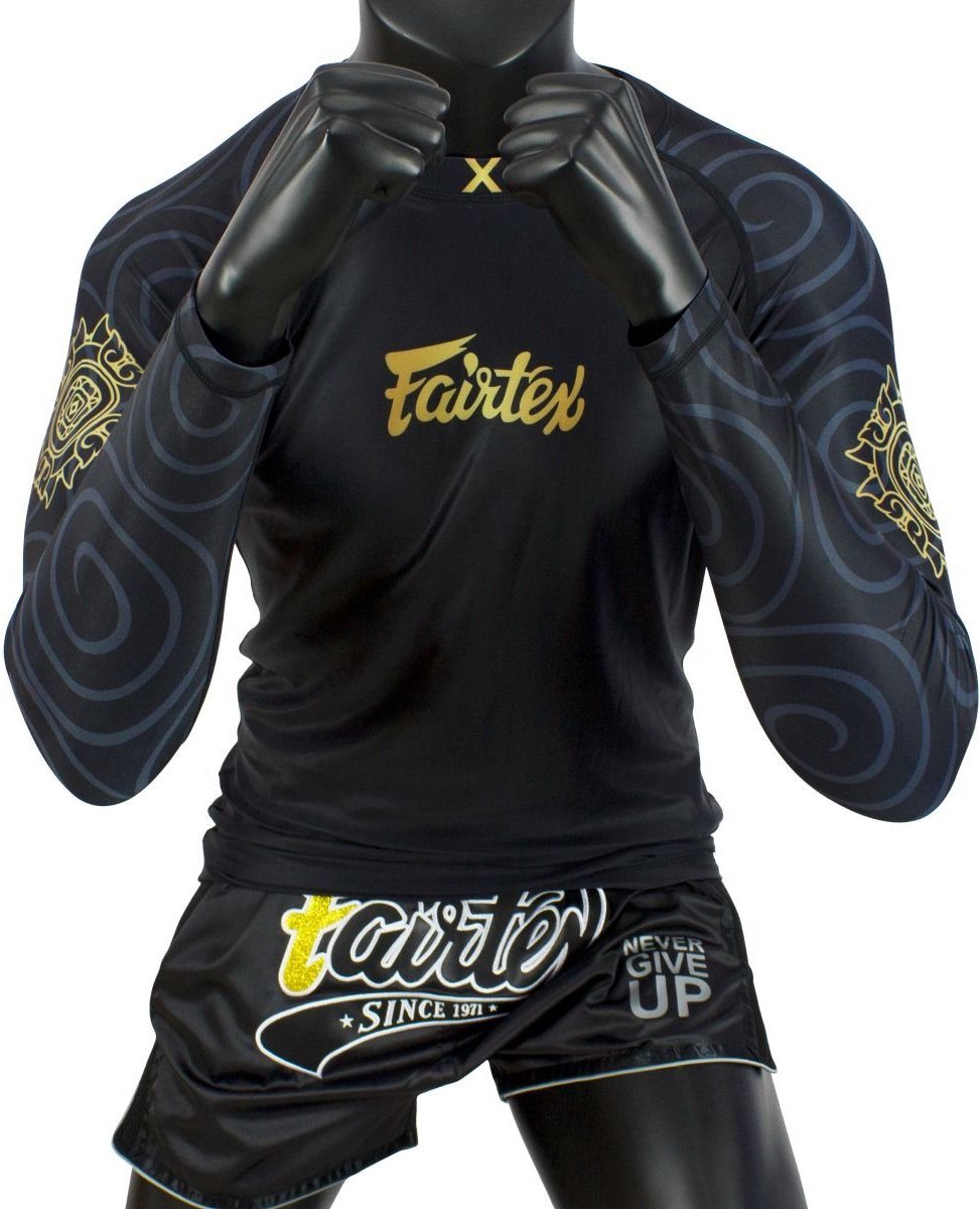 Rashguard Ninlaplat Zwart