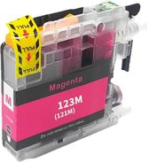 Boxstuff inkt geschikt voor Brother LC123 - Magenta