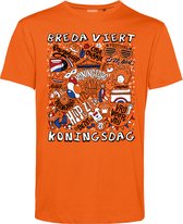T-shirt kind Breda Oranjekoorts | Oranje | maat 68