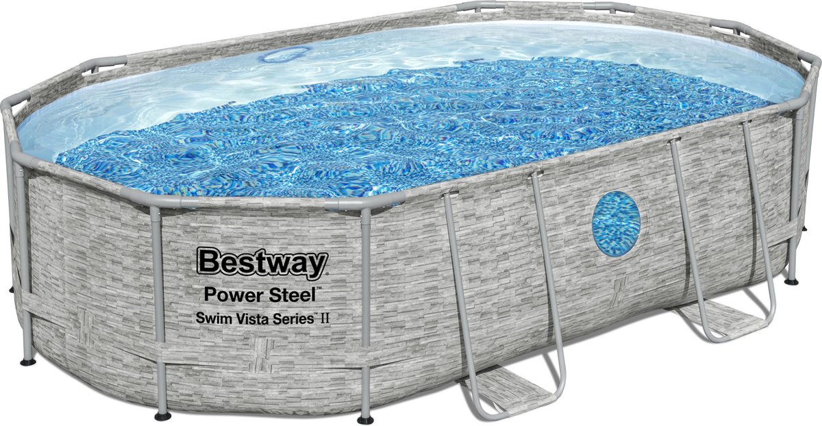 Bestway Power Steel Vista zwembad 488x305x107 cm