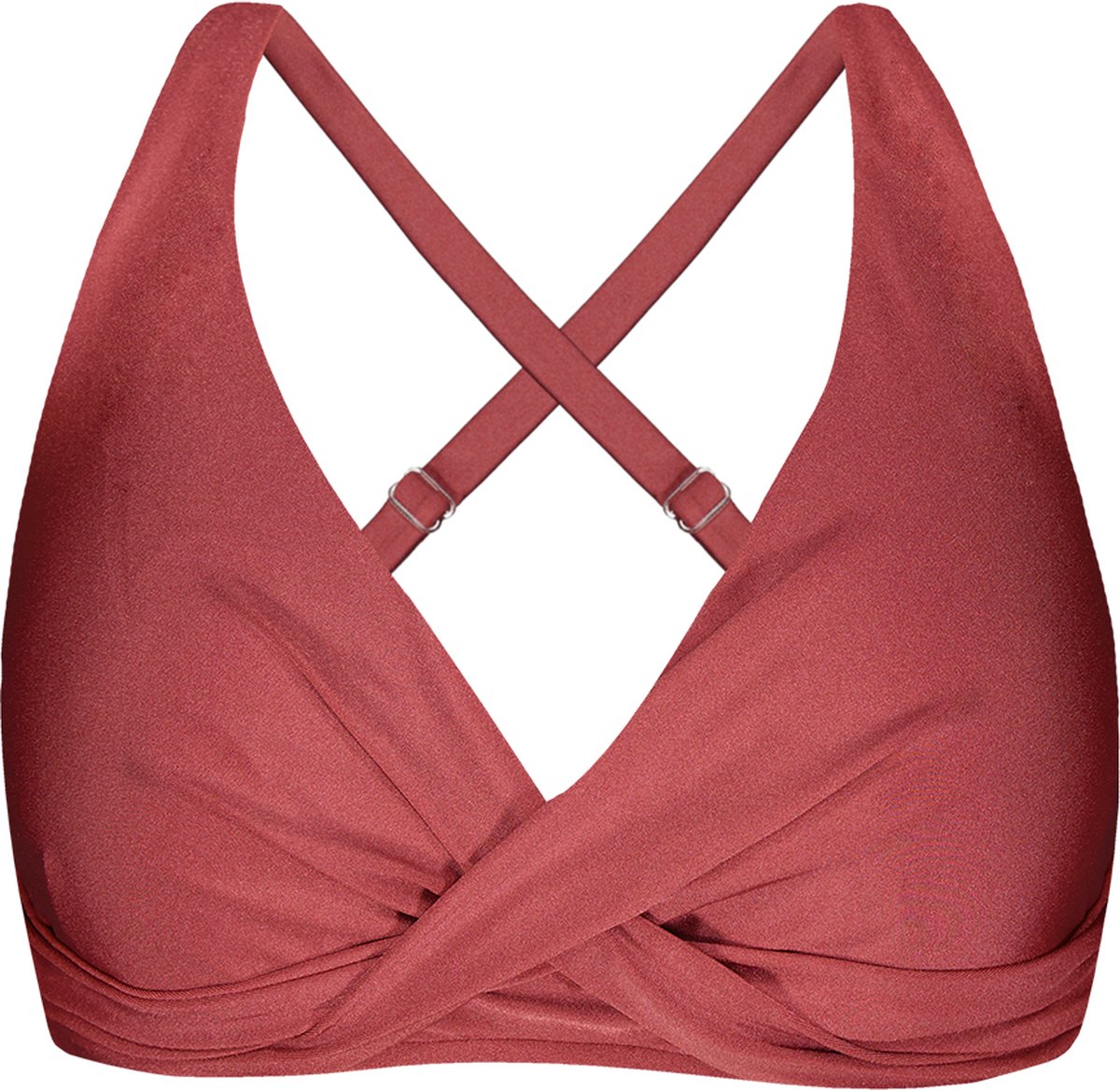 Barts Isla Cross Halter Full Vrouwen Bikinitopje - maat 40E - Rood