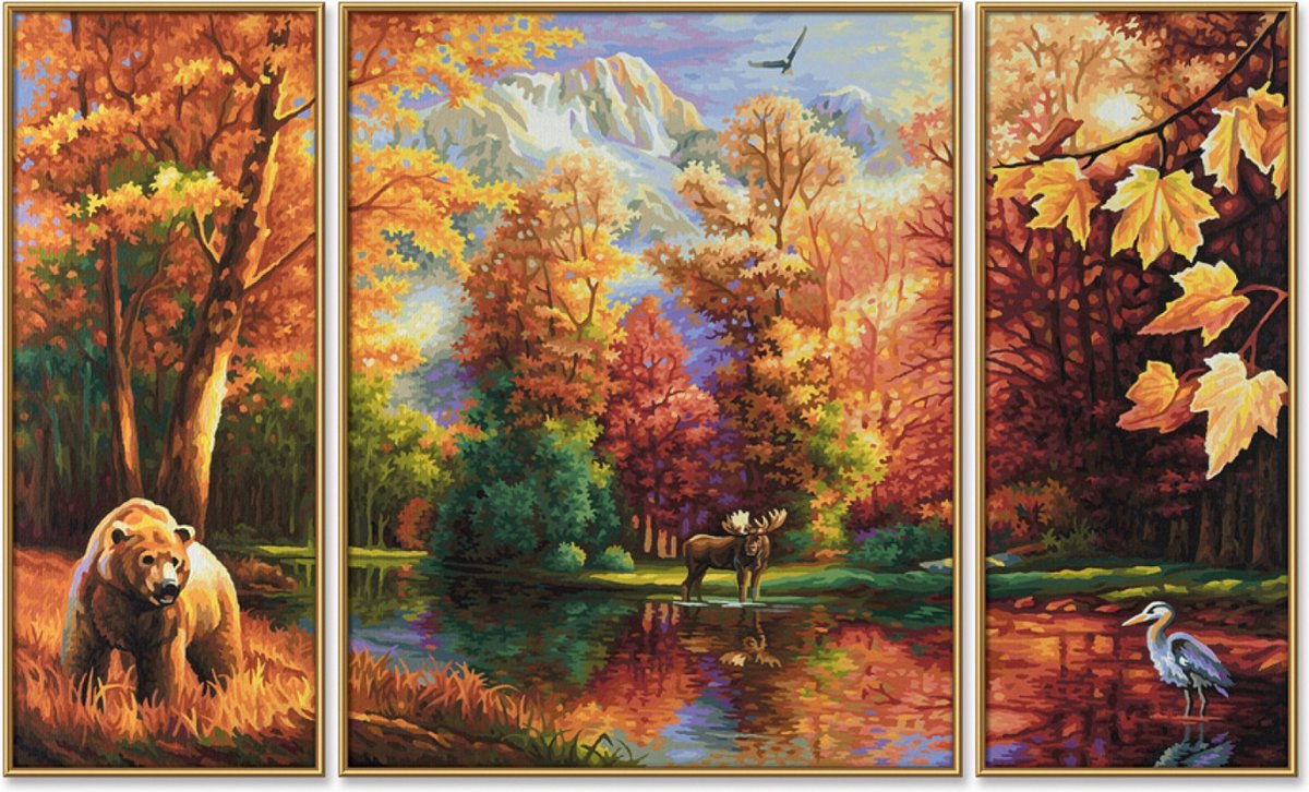 Schipper Indian Summer - Nummer schilderen met acrylverf - Inclusief penseel