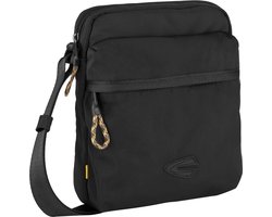 camel active TERRA Cross Bag gemaakt van gerecycleerd nylon - Maat menswear-XS - Zwart