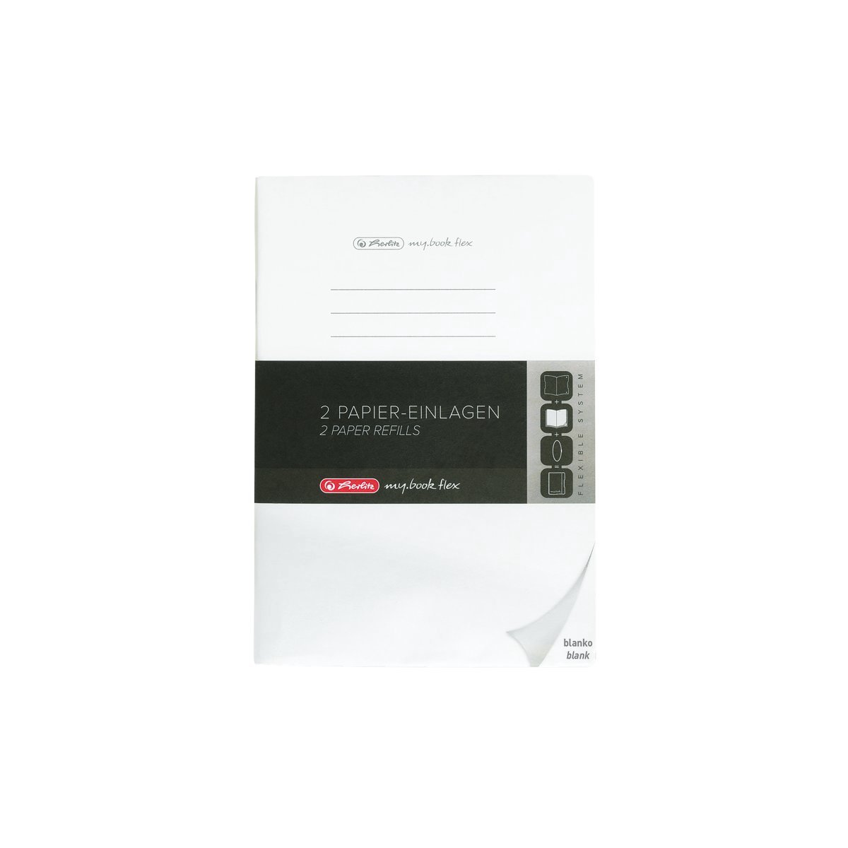 Herlitz vervangbladen voor notitieboek my.book flex, A4-formaat