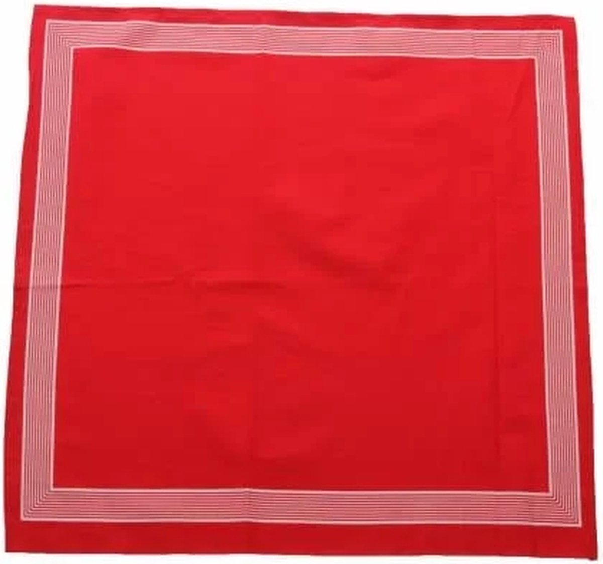 Goedkoopste Boerenzakdoek Rood uni 55 x 55 cm