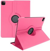 Hoes Geschikt voor Apple iPad Pro 11 inch (2018 - 2020 - 2021 & 2022) - Tablet Case - Smart Cover Fel Roze