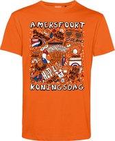T-shirt kind Amersfoort Oranjekoorts | Oranje | maat 92