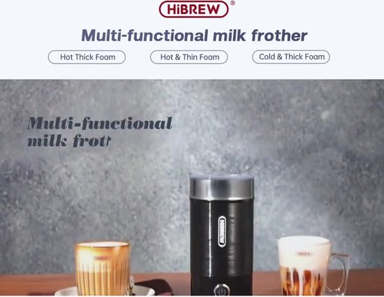 Weinsamkeit Oplaadbare USB Melkopschuimer, Elektrische Melkopschuimer Met 3 Roerkoppen Mini Garde Instelbare Snelheden Eiermixer Voor Koffie Matcha Latte Cappuccino 1534260790