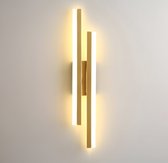EFD Lighting WL03 - Wandlamp – Modern – goud - 3 kleuren instelbaar - LED – Wandlamp binnen – Wandlampen Woonkamer, Eetkamer
