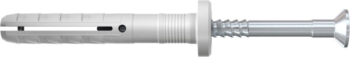 Fischer 100x Spijkervormige plug N 6 x 80/50 F met spijkerschroef - 513842