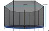 Viking Sports - Veiligheidsnet trampoline - 244 cm - buitenzijde - geschikt voor 6 palen