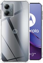 Hoesje geschikt voor Motorola Moto G84 - Shockproof Transparant Back Cover Case