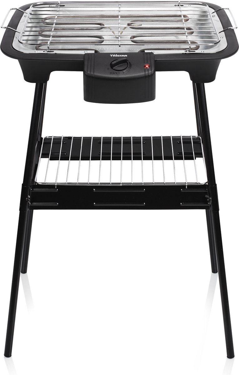 Tristar BQ-2883 Elektrische barbecue - 38x22 cm - Zwart