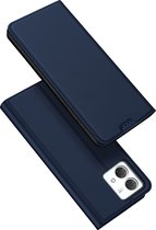 Dux Ducis - Telefoon Hoesje geschikt voor de Motorola Moto G84 - Skin Pro Book Case - Blauw