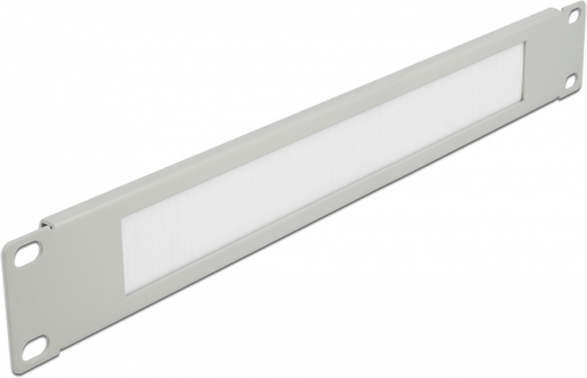Image of 19 ″ kabelbeheerborstelstrip 1u grijs