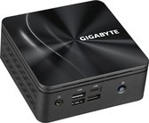 Gigabyte GB-BRR5H-4500, UCFF, Mini PC barebone, DDR4-SDRAM, M.2, PCI Express, SATA III, Wi-Fi 6 (802.11ax), 90 W