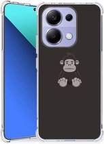 Smartphone hoesje Geschikt voor Xiaomi Redmi Note 13 4G Hoesje Bumper met transparante rand Gorilla