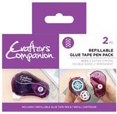 Crafter's Companion - Glue Tape Pen & Refill - Dots 2st.