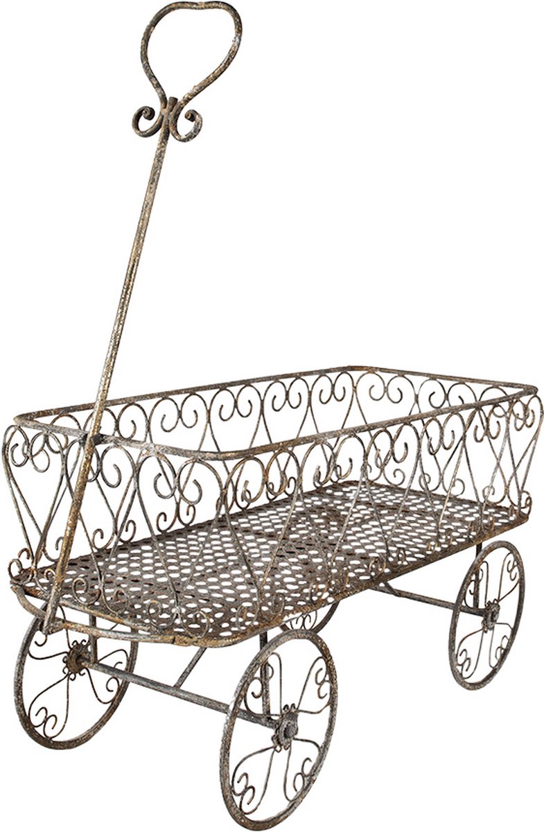 Clayre & Eef Tuindecoratie 76x32x88 cm Bruin Grijs Metaal