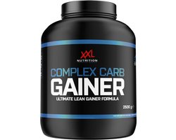 XXL Nutrition - Complex Carb Gainer - Maaltijdvervanger, Weight Gainer, Mass Gainer, Shake Spiergroei & Herstel - Diverse Smaken - Vanille - 2500 Gram (25 - 50 shakes)
