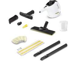 Kärcher SC 1 EasyFix Stoomreiniger - 3 bar - 1.200 W - Oppervlakteprestatie 20 m² - Reservoir 200 ml - Vloerreinigingsset EasyFix