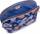 Chiara Cosmetic Bag 52 Sits Aelia Blue Print Blue: OS