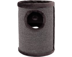 MKSS® Krabton voor Katten - Krabpaal - Krabmeubel - Donker Bruin