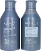 Redken Color Extend Graydiant Shampooing + Après-shampoing pour cheveux gris et argentés - 2 x 300 ml