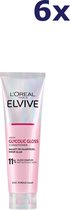 6x L'Oréal Elvive Glycolic Gloss Conditioner 150 ml