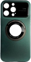 Colnel Hoesje Geschikt voor: Apple iPhone 15 | Compatibel met MagSafe | Back Cover | Camera Lens Screen protector | Groen