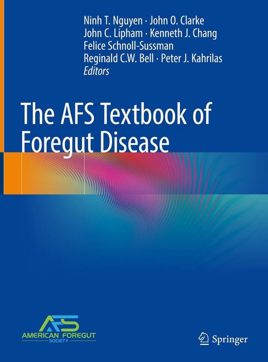 Medicine (R0) - The AFS Textbook of Foregut Disease - cover