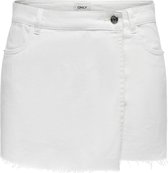 Only Broek Onltexas Reg Dnm Skort Bj Noos 15227220 White Dames Maat - XL